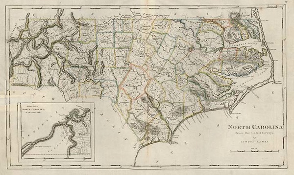 45-Southeast Map By Mathew Carey