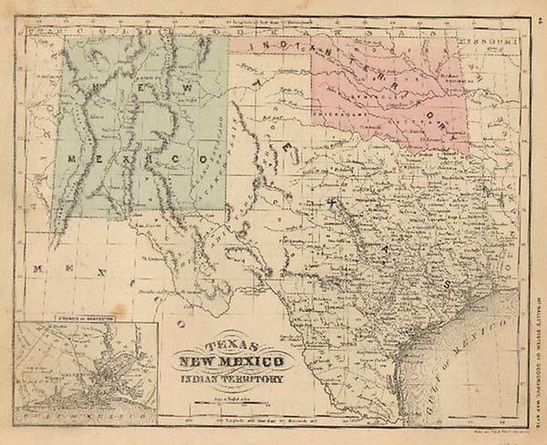 7-Texas, Plains and Southwest Map By Rand McNally & Company