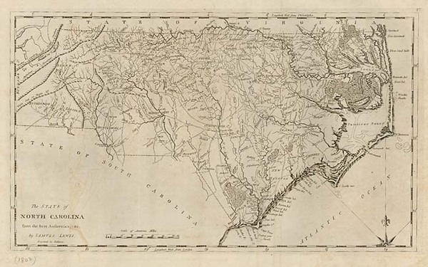 13-Southeast Map By Mathew Carey