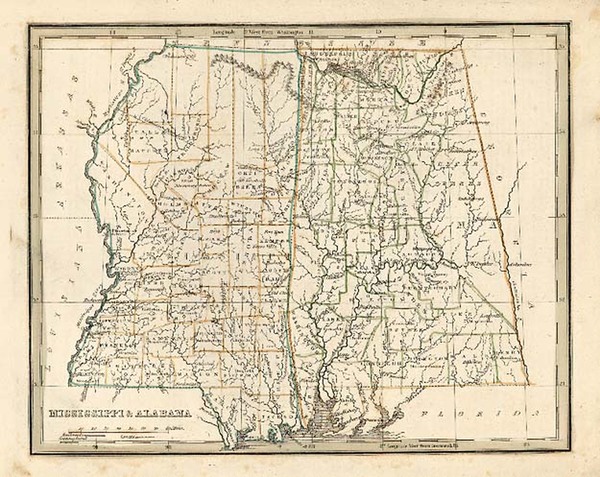 2-South Map By Thomas Gamaliel Bradford