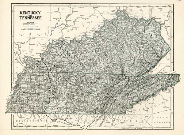 43-South Map By Sidney Morse  &  Samuel Breese