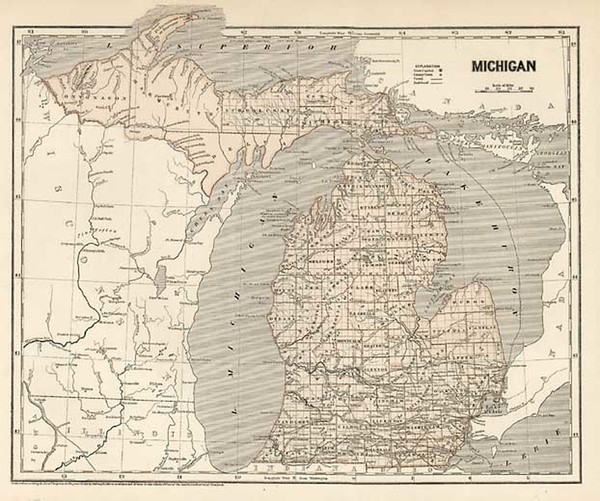 26-Midwest Map By Sidney Morse  &  Samuel Breese