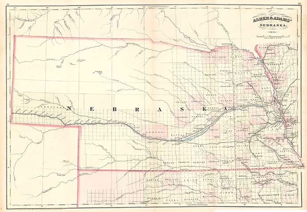 41-Midwest and Plains Map By Asher  &  Adams