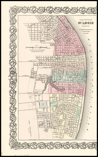 84-Midwest Map By Joseph Hutchins Colton