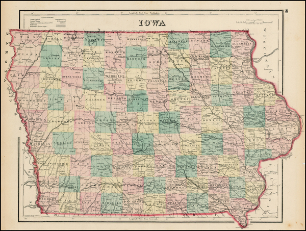 48-Midwest Map By O.W. Gray