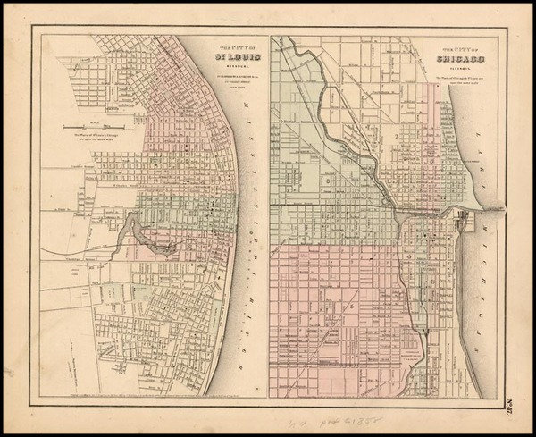 17-Midwest Map By Joseph Hutchins Colton