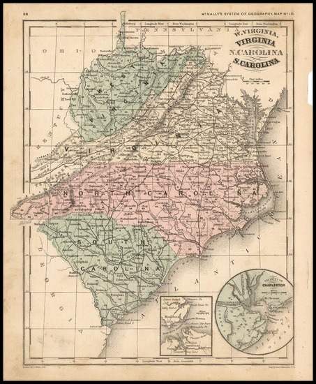 82-Southeast Map By George E. Sherman