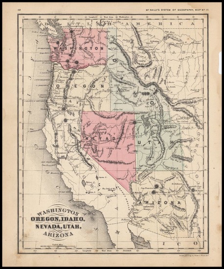 18-Southwest and Rocky Mountains Map By Olver J. Stewart