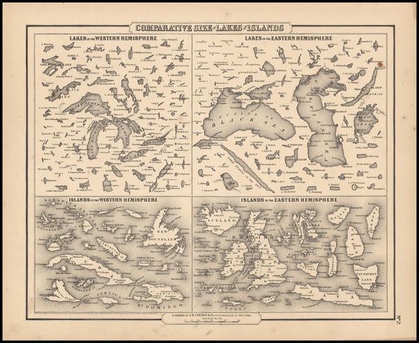 72-Midwest, Europe, Mediterranean and Balearic Islands Map By Joseph Hutchins Colton