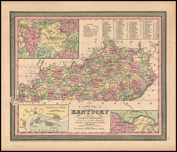 39-South Map By Thomas, Cowperthwait & Co.