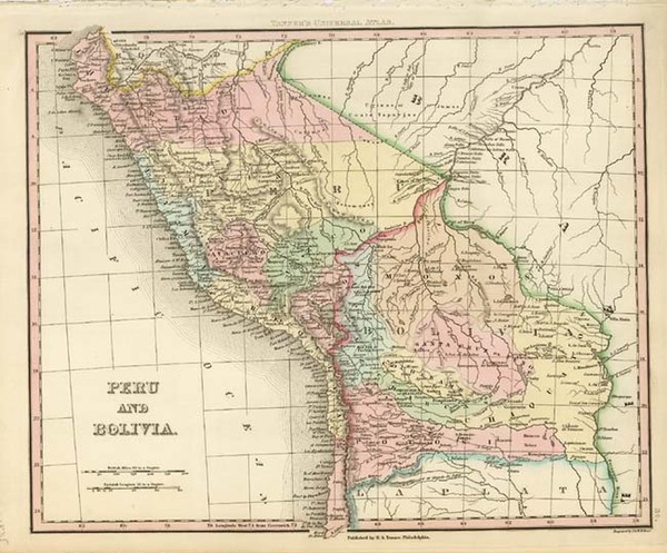 77-South America Map By Henry Schenk Tanner