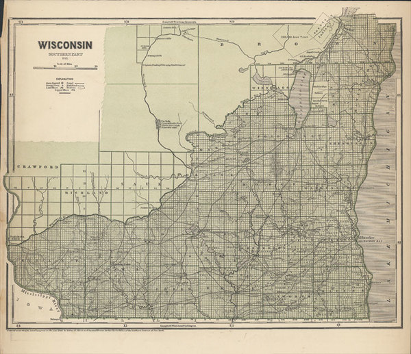 26-Midwest Map By Sidney Morse  &  Samuel Breese