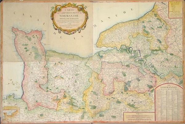 51-Europe and France Map By Pierre Bourgoin