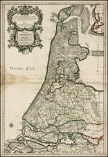 Netherlands Map By Alexis-Hubert Jaillot