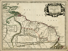 South America Map By Nicolas Sanson