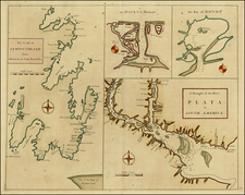Caribbean, Central America, South America and Canada Map By John Senex / Edmond Halley / Nathaniel Cutler
