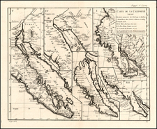 Baja California and California Map By Denis Diderot / Didier Robert de Vaugondy