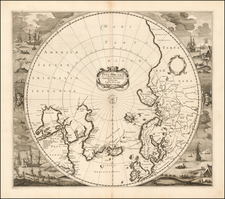 Polar Maps Map By Henricus Hondius