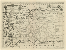 Balkans, Turkey, Balearic Islands and Greece Map By Edward Wells