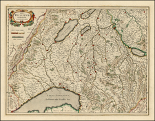 Switzerland Map By Willem Janszoon Blaeu