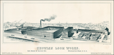 Knowles Loom Works.  Worcester, Mass. U.S.A.  Established 1862.  Erected 1889.