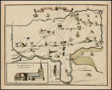 British Isles and British Counties Map By Samuel Parker