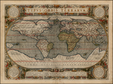 World Map By Abraham Ortelius