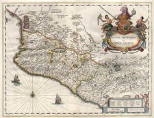Mexico Map By Willem Janszoon Blaeu