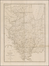 Midwest, Illinois and Plains Map By David Hugh Burr