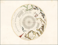 Polar Maps, Russia, Scandinavia and Canada Map By Vincenzo Maria Coronelli