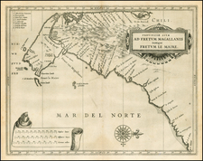 South America Map By Joannes De Laet