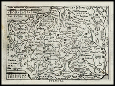 Poland and Baltic Countries Map By Abraham Ortelius