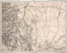 Southwest and Rocky Mountains Map By George M. Wheeler