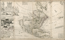 North America Map By Herman Moll