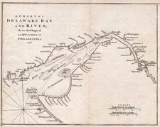 Mid-Atlantic Map By Gentleman's Magazine