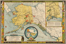 Alaska Map By Frank McCaffrey