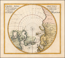 Facies Poli Arctici adiacentiumque ei regionum ex recentissimis itinerariis delineata cur Chrisophori Weigelii, Norib  By Christopher Weigel