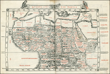 Africa, Egypt, North Africa, East Africa and West Africa Map By Bernardus Sylvanus