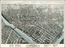 New England Map By O.H. Bailey