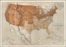 United States Map By Thomas Ettling / Illustrated London News
