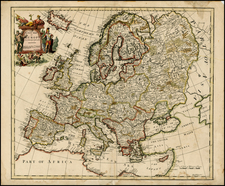 Europe Map By John Senex