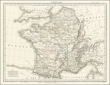 France Map By J Goujon