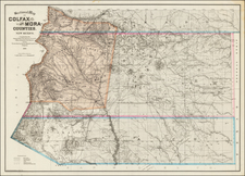 Southwest and New Mexico Map By Edward Rollandet