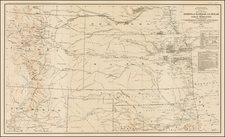 Plains, Southwest and Rocky Mountains Map By Julius Bien