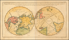 World, World, Southern Hemisphere, Polar Maps and Pacific Map By James Ferguson