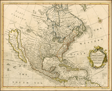 North America Map By Richard William Seale