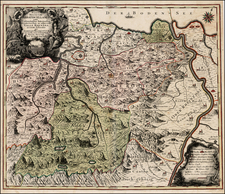 Switzerland Map By Matthaus Seutter