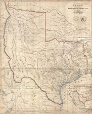 Texas and Southwest Map By John Arrowsmith