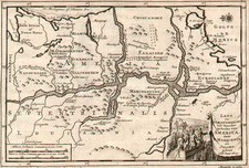 South, Midwest and Plains Map By Pieter van der Aa