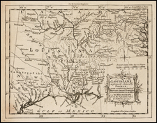 South, Southeast, Texas and Midwest Map By London Magazine